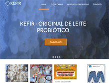 Tablet Screenshot of kefir.com.br