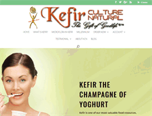 Tablet Screenshot of kefir.com.au